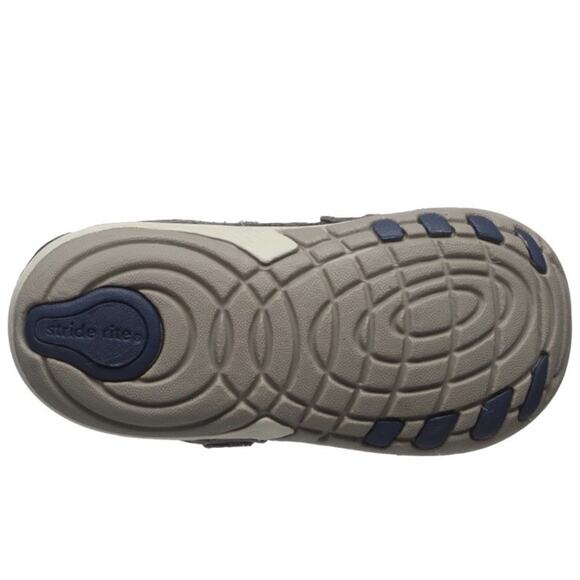 Stride Rite Soft Motion Baby and Toddler Boys Artie Athletic Sneaker sz 3.5W - Picture 3 of 5